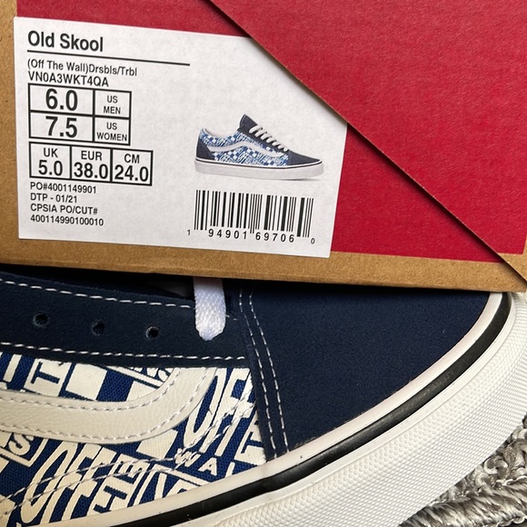 Vans Old Skool Off The Wall Dress Blues / True Blue WMNS - Picture 16 of 16